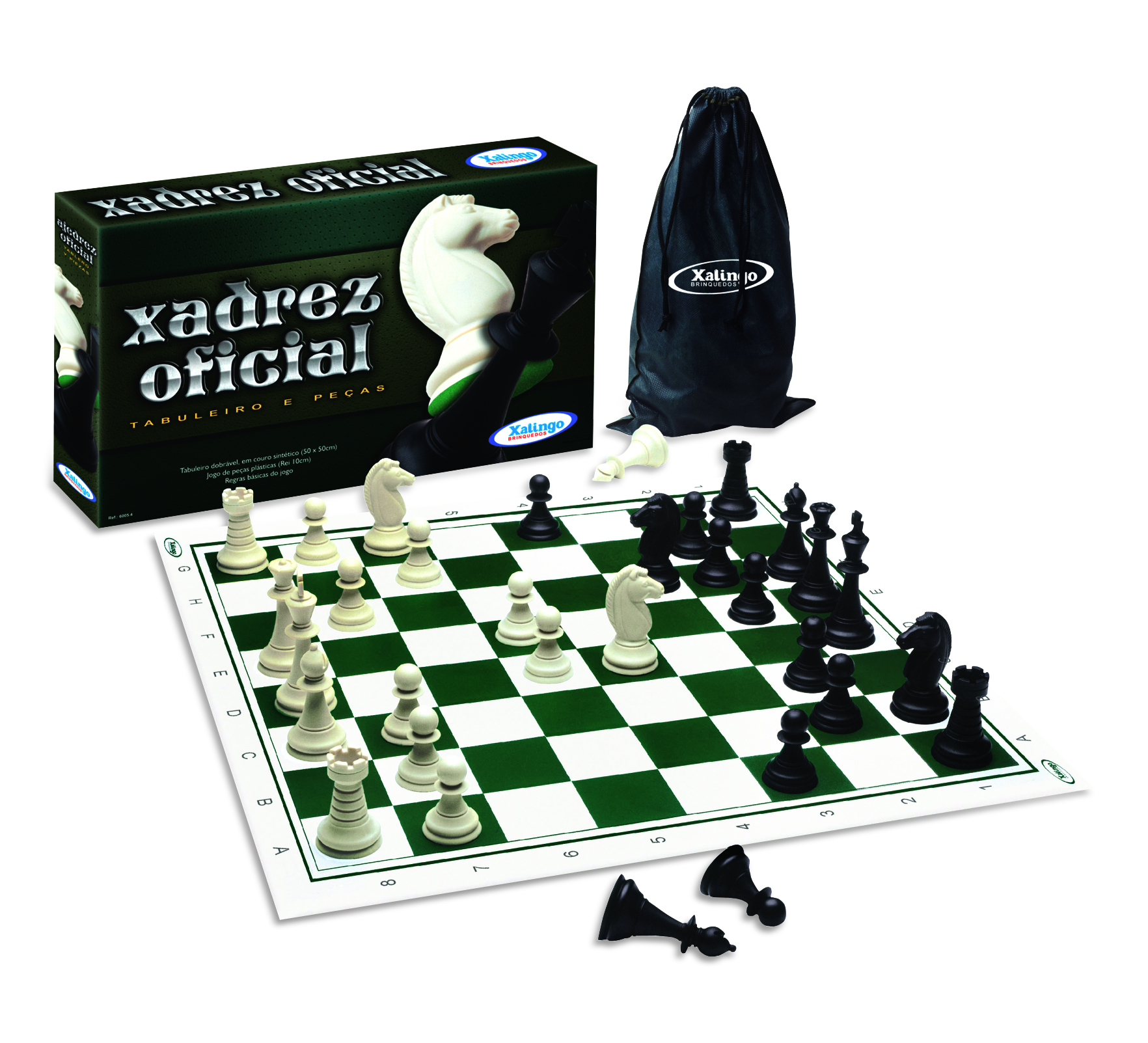 Xadrez Oficial Tabuleiro e Peças